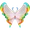 Papillon arc-en-ciel