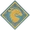 Blaue Neujahr-Wanddekoration