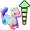 彩虹瑪基絨毛玩具