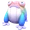 彩虹青蛙絨毛玩具