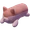 ねむねむキツネのぬいぐるみ
