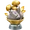 Trofeo de recolección de oro